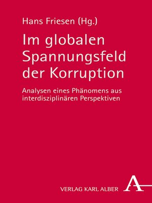 cover image of Im globalen Spannungsfeld der Korruption